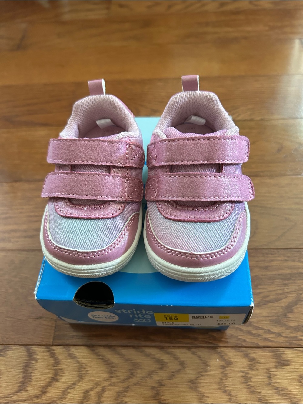 Stride Rite 360 Hayden Size 3M Baby Toddler Pink Kids Sneakers New in Box
